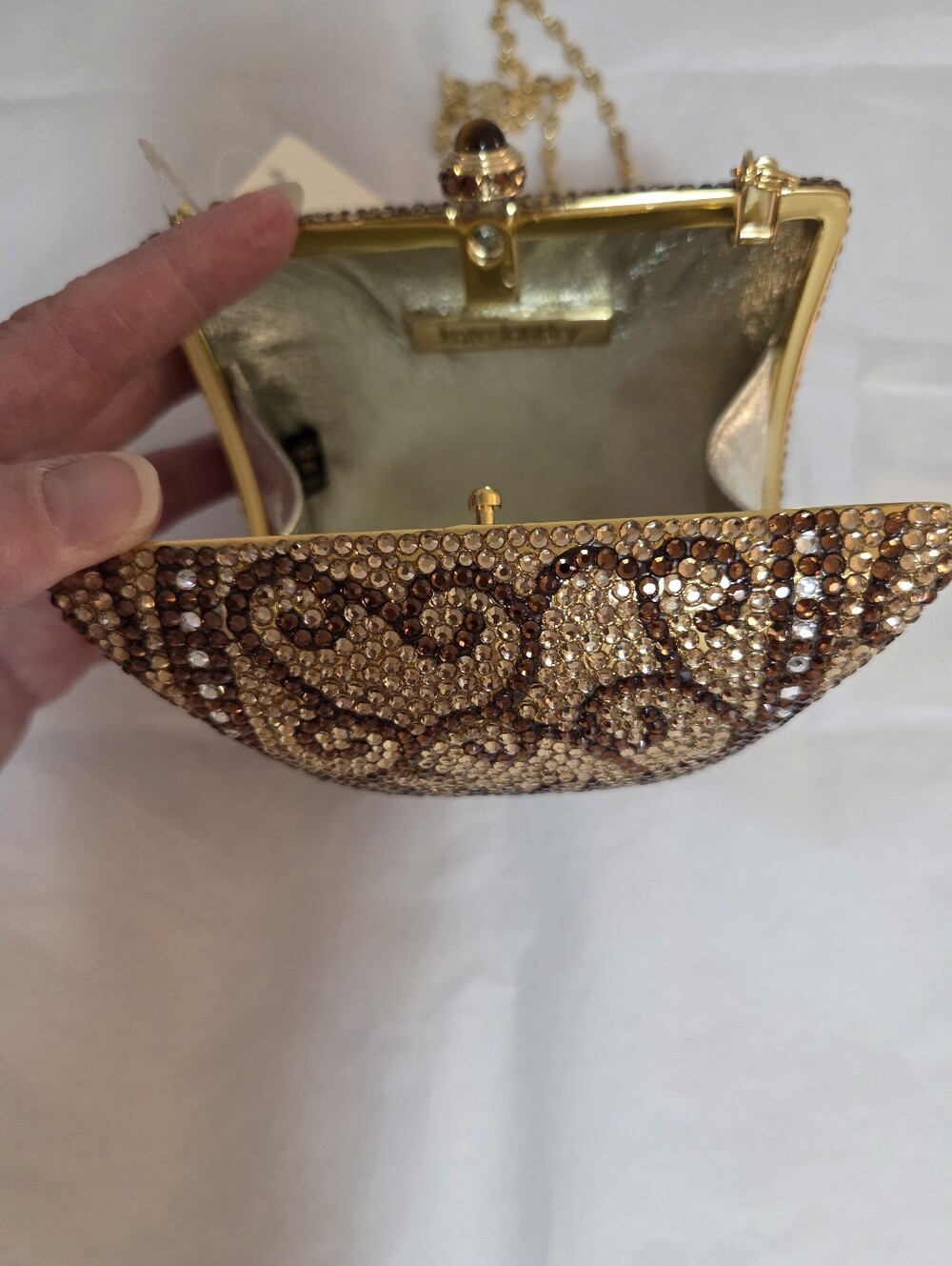 Kate Landry Rhinestone Evening Bag. - Picture 5 of 8